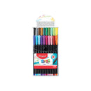 Estuche Marcador Fino Graph Peps 20 unidades.