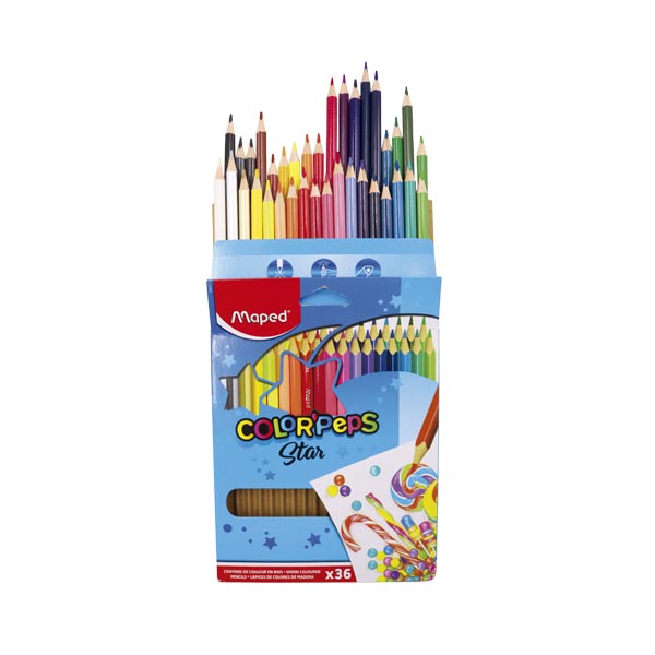 Lápices Color Peps 36 unidades.