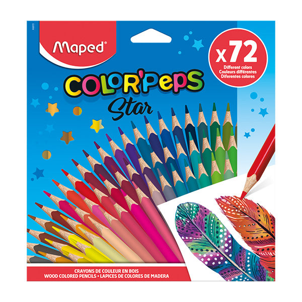 Lápices de color Peps 72 unidades Maped