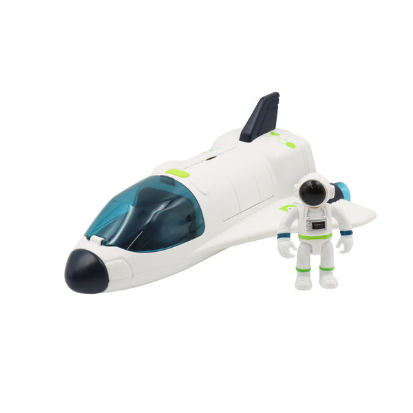 Set nave espacial con figura astronauta