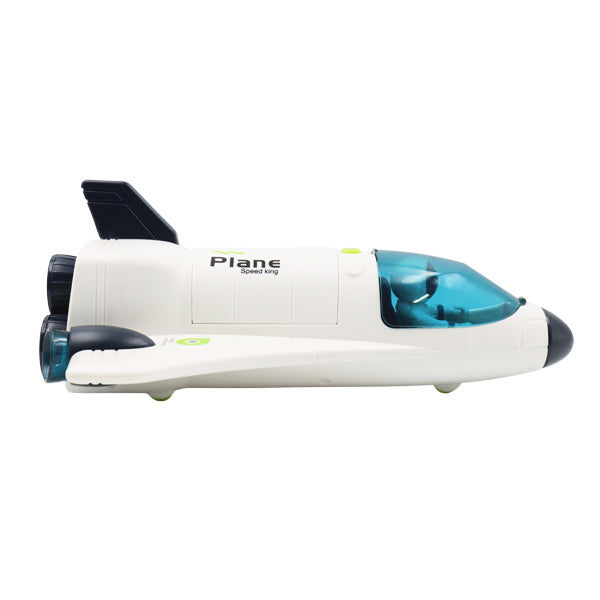 Set nave espacial con figura astronauta