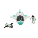 Set nave espacial con figura astronauta