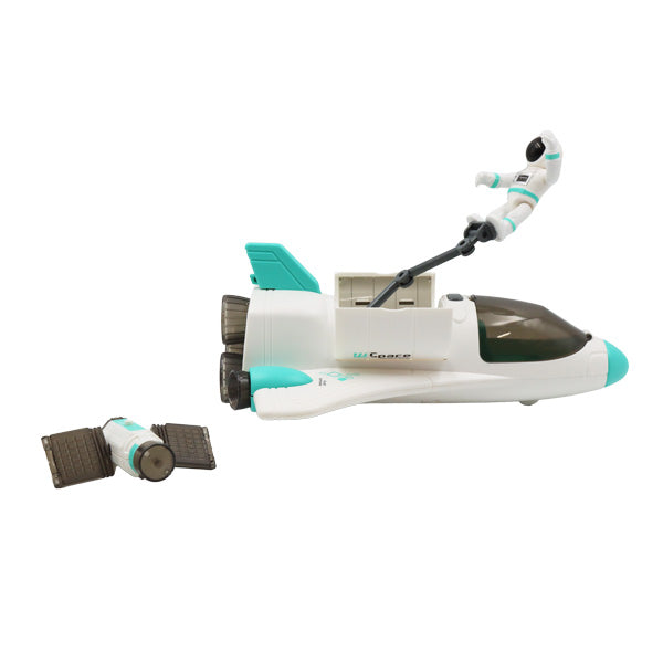 Set nave espacial con figura astronauta