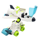 Set nave espacial con vehículo y figura astronauta