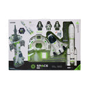 Set de naves espaciales con figuras de astronautas