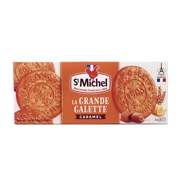 Galletas grandes de mantequilla y caramelo 150gr St Mitchel