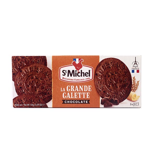 Galletas francesas grandes de chocolate con trocitos de chocolate 150gr St Mitchel