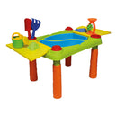 Mesa de juego para arena con accesorios.