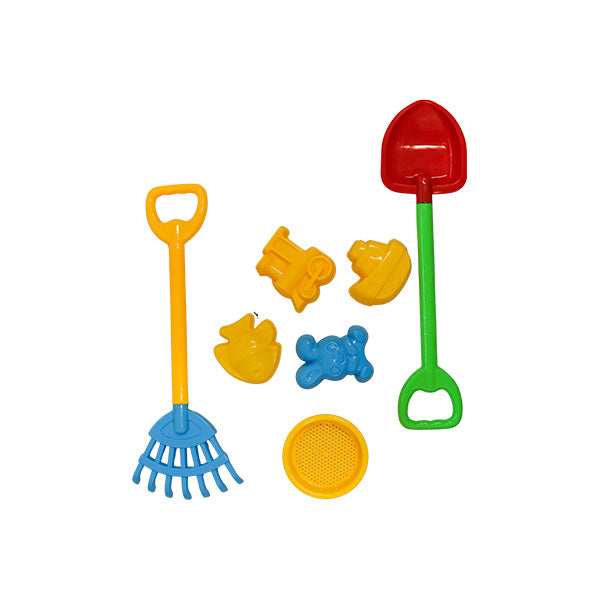 Carretillo con juguetes para arena