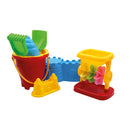 Set de juguetes para arena en bolsa.