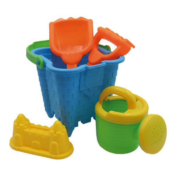 Set de juguetes para arena en cubeta.