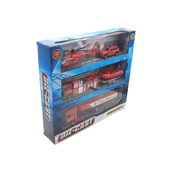 Set de 3 vehículos de rescate