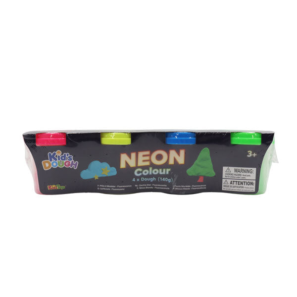 Plasticina neón 4 colores Kid´s dough