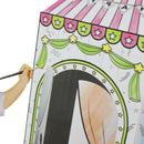 Casita de cartón para pintar