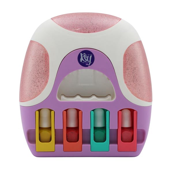 Se de decoración de uñas con secador de uñas