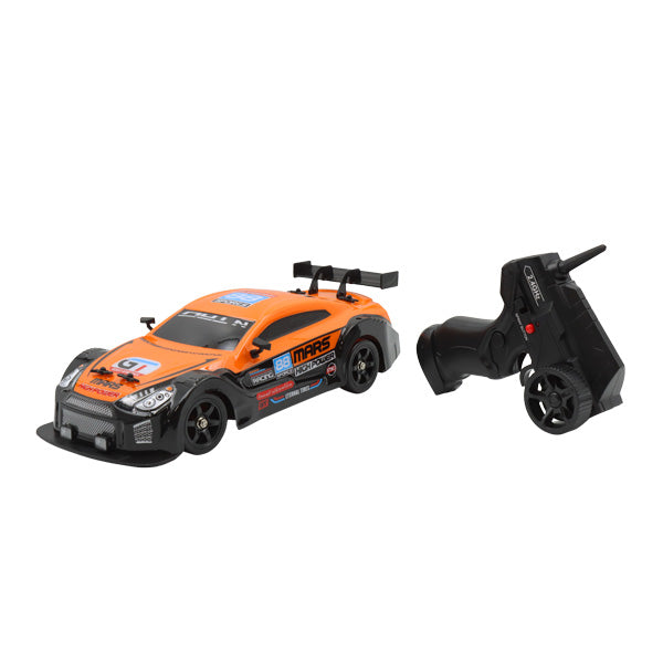 Vehículo r/c 1:16 drif stunt anaranjado