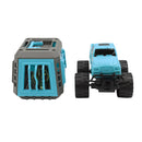 Vehículo con transportador de dinosaurio