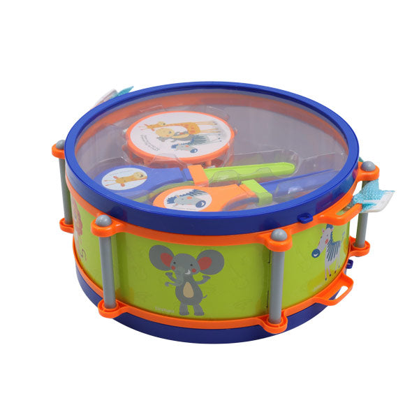 Set tambor con isntrumentos musicales