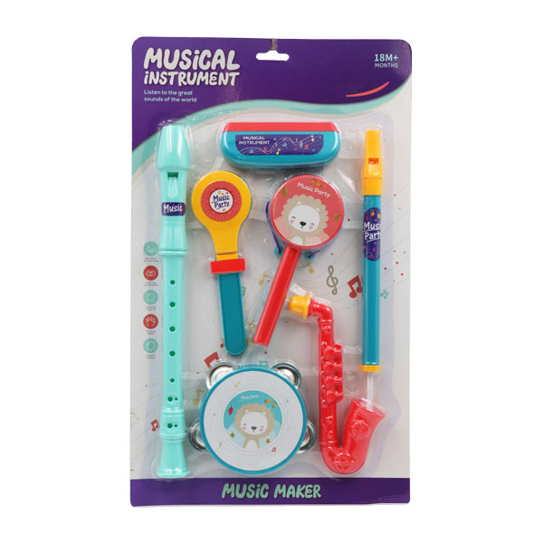 Set de instrumentos musicales 7 piezas
