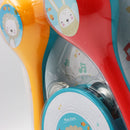 Juguete pandereta con maracas