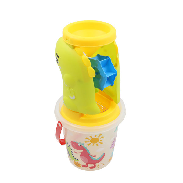 Set para arena cubeta de dino 3 piezas