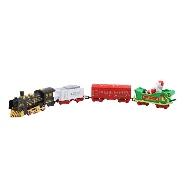 Set de tren con sonido navideño
