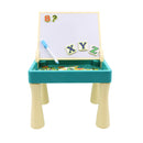 Mesa de aprendizaje con bloques 2en1