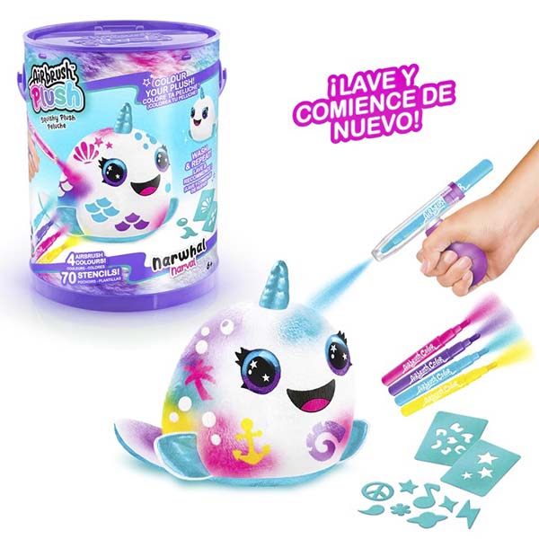 Peluche squish pals para decorar Airbrush