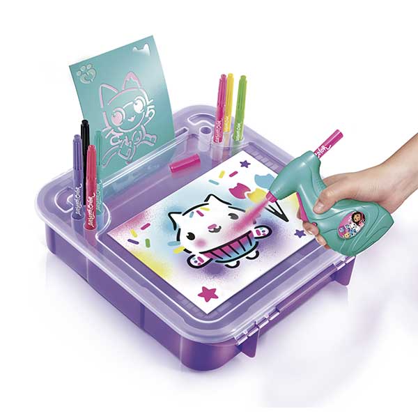 Estuche actividades de arte con aerógrafo Gabby´s DollHouse
