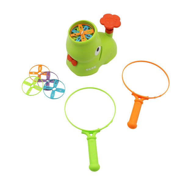 Elefante lanzador de frisbee