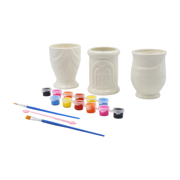 Pinta y decora tu propio recipiente de cerámica