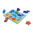 Rompecabezas con bloques de figuras marinas
