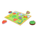 Rompecabezas con bloques de frutas