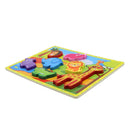 Rompecabezas con bloques de animales salvajes