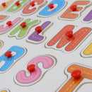 Rompecabezas con bloques de abecedario