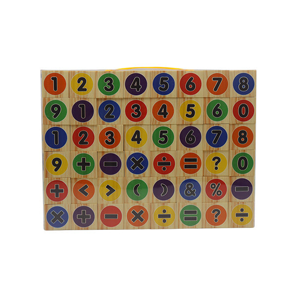 Juego de bloques con números 48 piezas