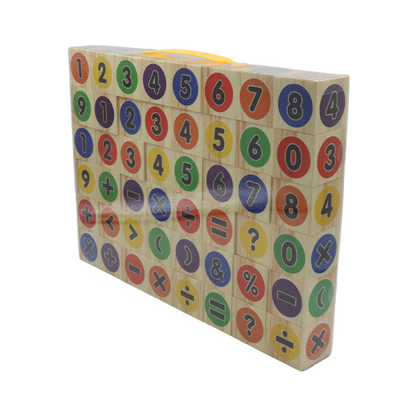 Juego de bloques con números 48 piezas