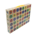 Juego de bloques con abecedario 48 piezas