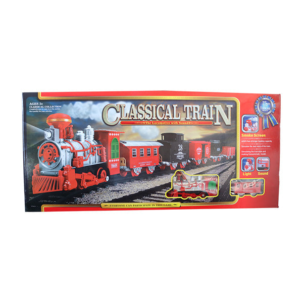 Set tren clásico con luz y sonido