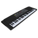 Teclado musical 54 teclas con micrófono