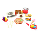 Set de cocina con luz y sonido 34 piezas