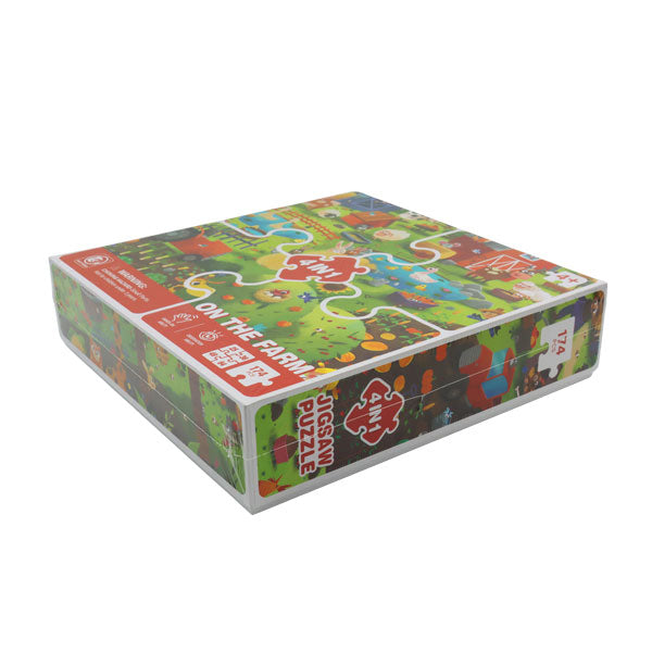 Rompecabezas 4en1 infantil la granja