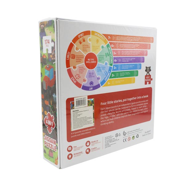 Rompecabezas 4en1 infantil la granja