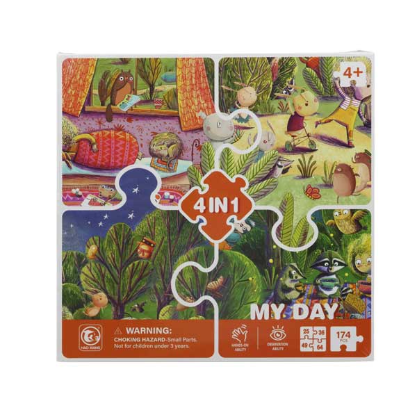 Rompecabezas 4en1 infantil