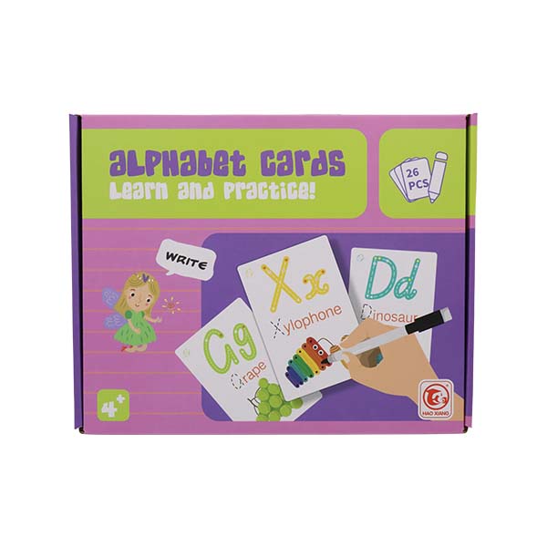 Juego de cartas de abecedario