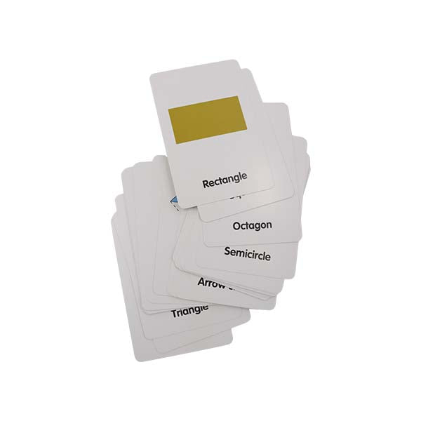 Juego de cartas formas geométricas