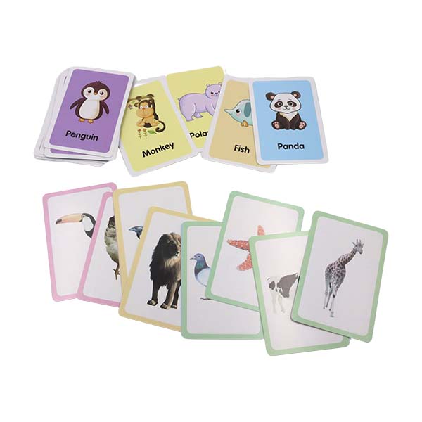 Juego de cartas nombre de animales