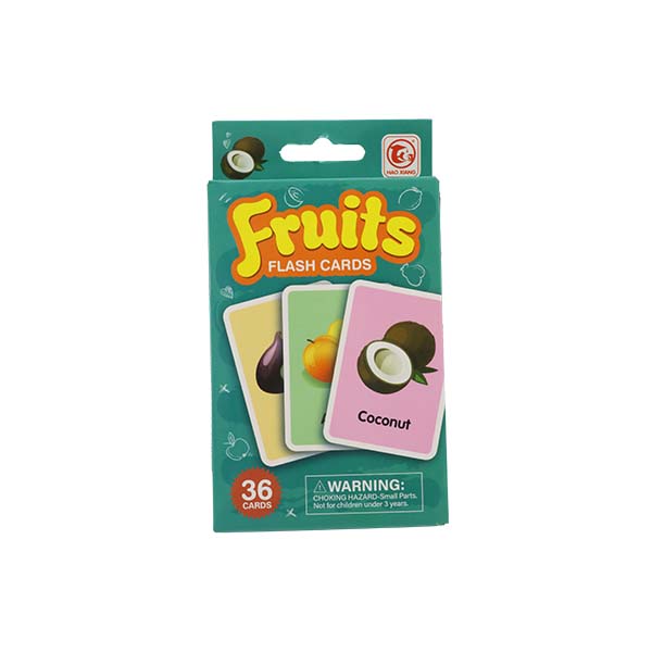 Juego de cartas nombre de frutas