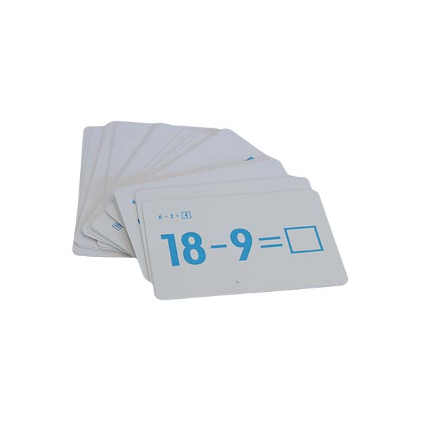 Juego de cartas restas