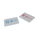 Juego de cartas divisiones